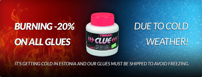 -20% on All Glues Due To Coming Winter
