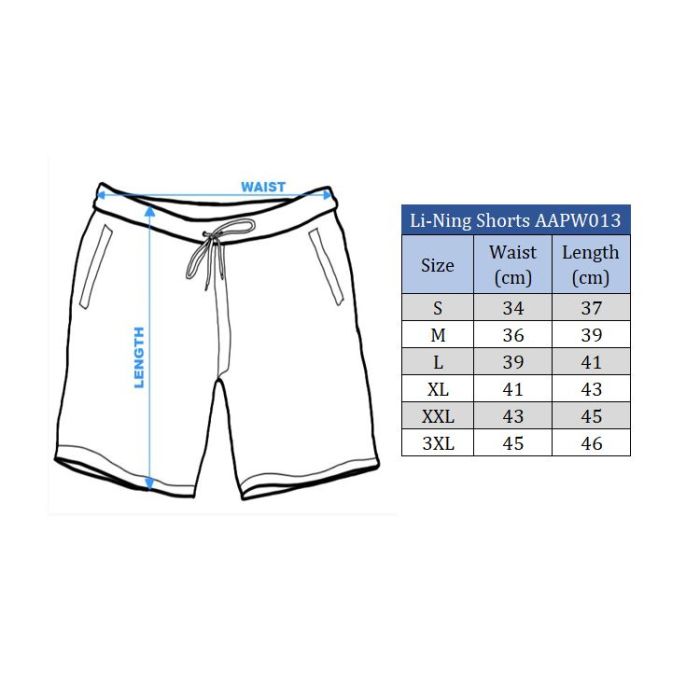 Li-Ning Shorts AAPW013 Black | Tabletennis11 (TT11)