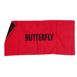 Butterfly Towel Logo Red