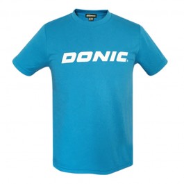 Donic T-shirt Logo cyan