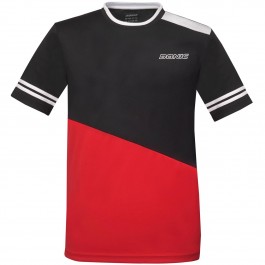 Donic T-Shirt Static black/red