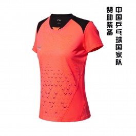 Li-Ning Women's Shirt National Team AAYN052-2H red
