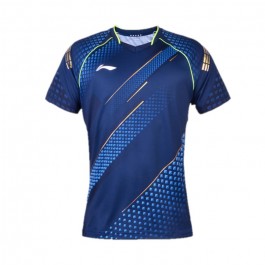 Li-Ning Women's T-Shirt National Team AAYR182-2 deep blue China