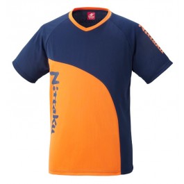 Nittaku T-shirt Curl Royal orange (2078)