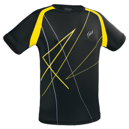 Tibhar T-shirt Rocket black/yellow