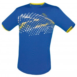 Tibhar T-shirt Square blue/yellow