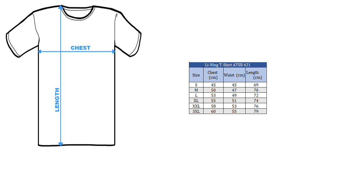 Li-Ning Shirt ATSR421-2C blue | Tabletennis11.com (TT11)