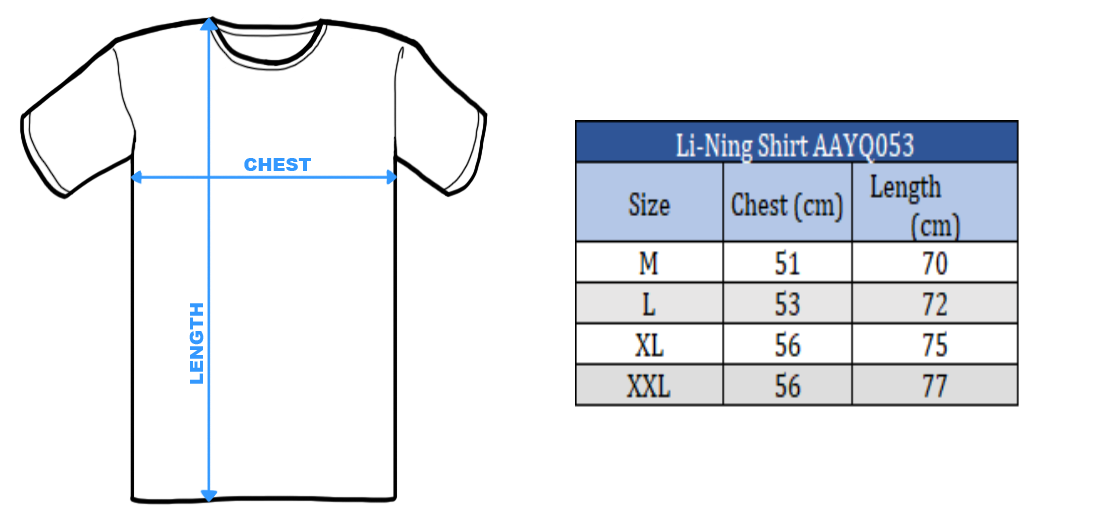Li-Ning T-Shirt AAYQ053-3 red | Tabletennis11.com (TT11)