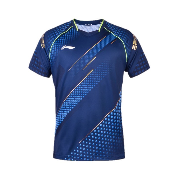 Li-Ning T-Shirt National Team AAYR181-2 deep blue | Tabletennis11.com ...