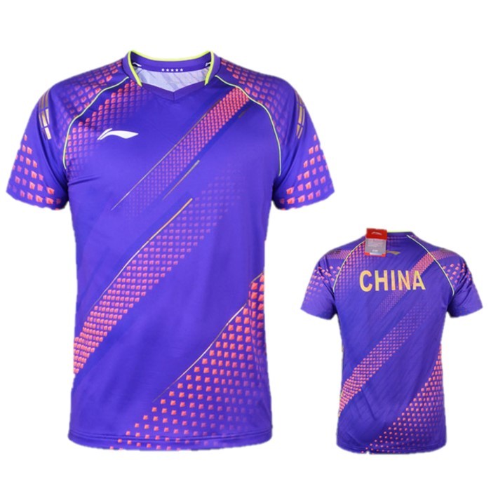 Li-Ning T-Shirt National Team AAYR181-3 purple China | Tabletennis11 ...