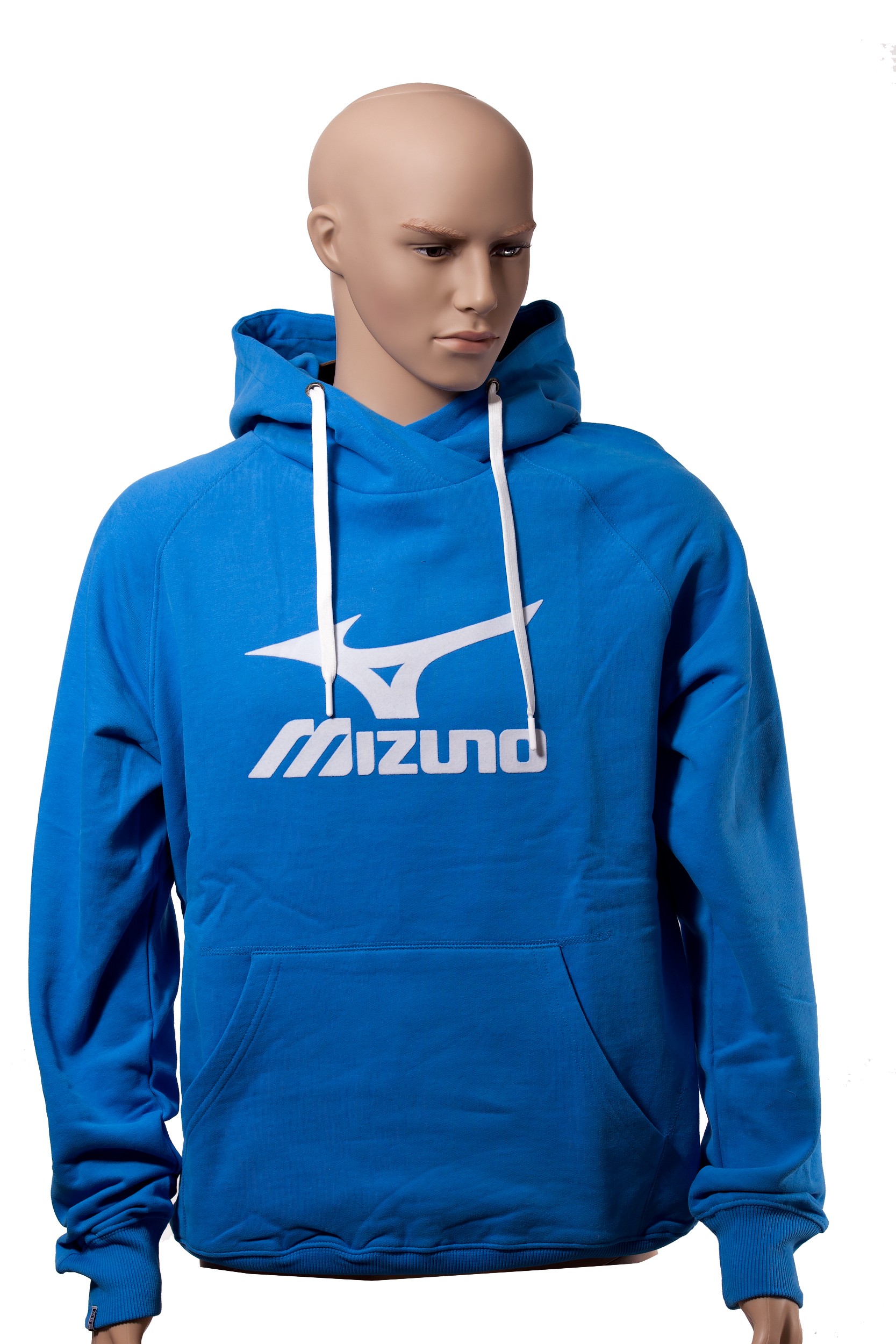Blue Sports Gym Hooded Warm Breathable Lightweight Mizuno Mens Heritage Hoodie 