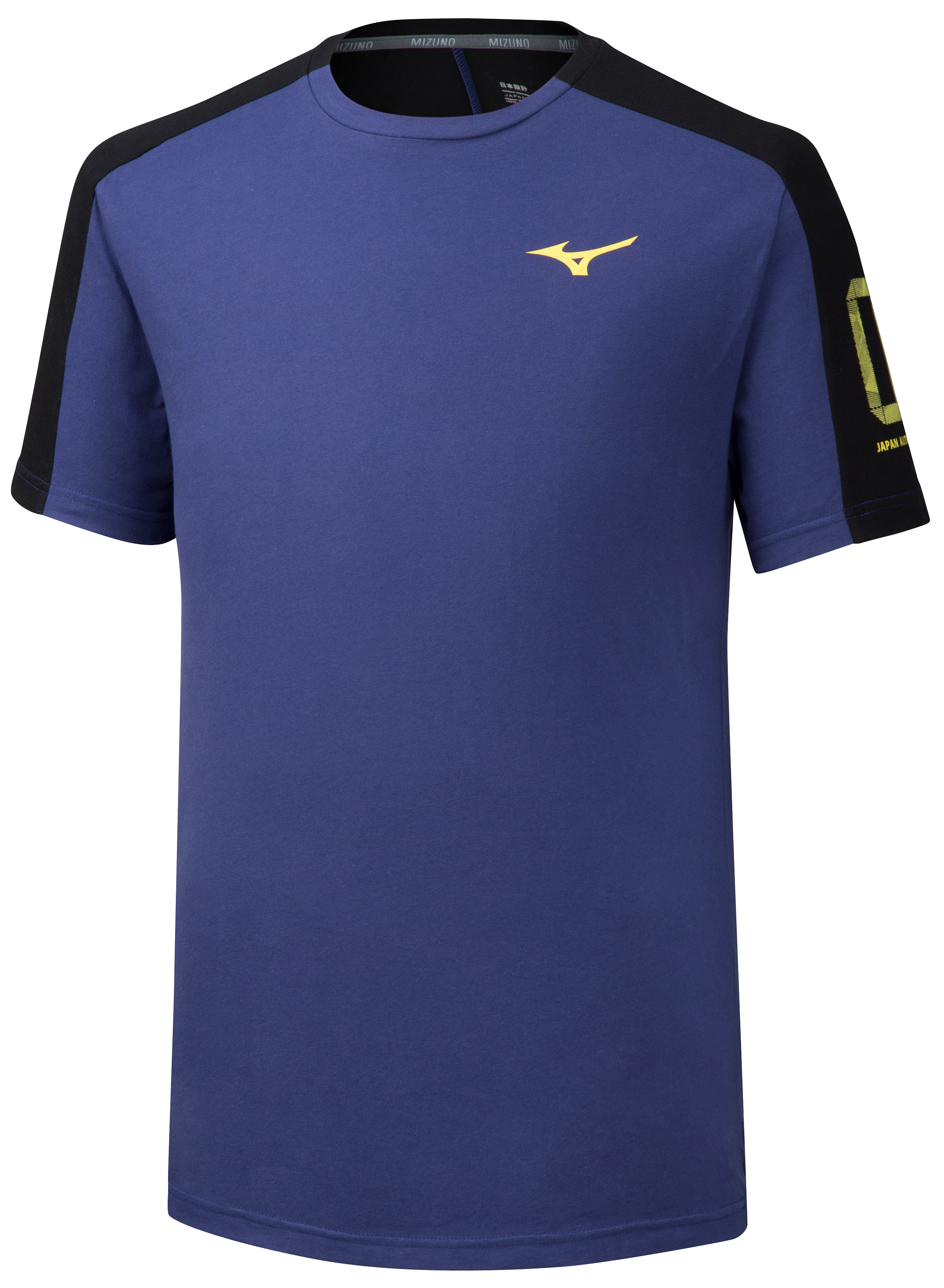 Mizuno Mens Heritage 1906 Running T Shirt Tee Top Blue Sports Breathable 