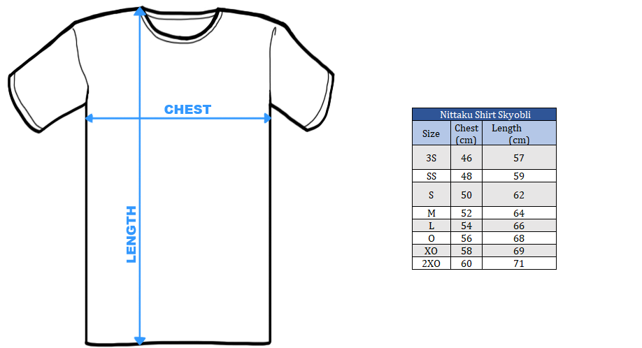 Nittaku Shirt Skyobli (2205) blue | Tabletennis11.com (TT11)