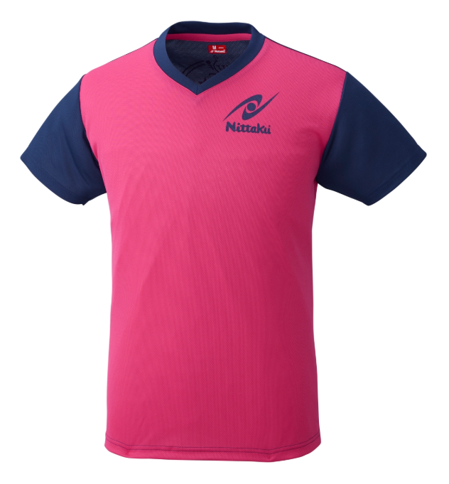 Nittaku T-shirt VNT-IV Pink (2090) | Tabletennis11.com (TT11)