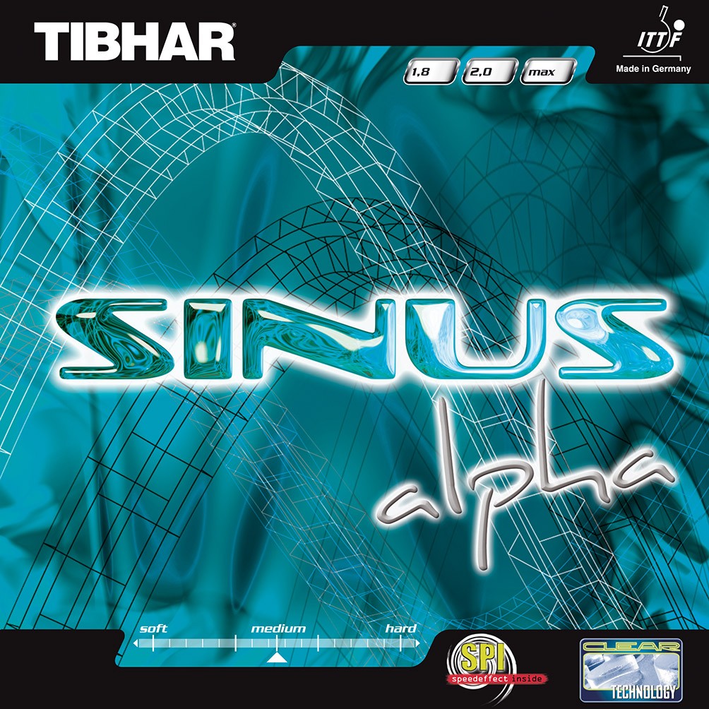 Details about   Tibhar Sinus Alpha Table Tennis & Ping Pong Rubber Choose Color and Thickness 