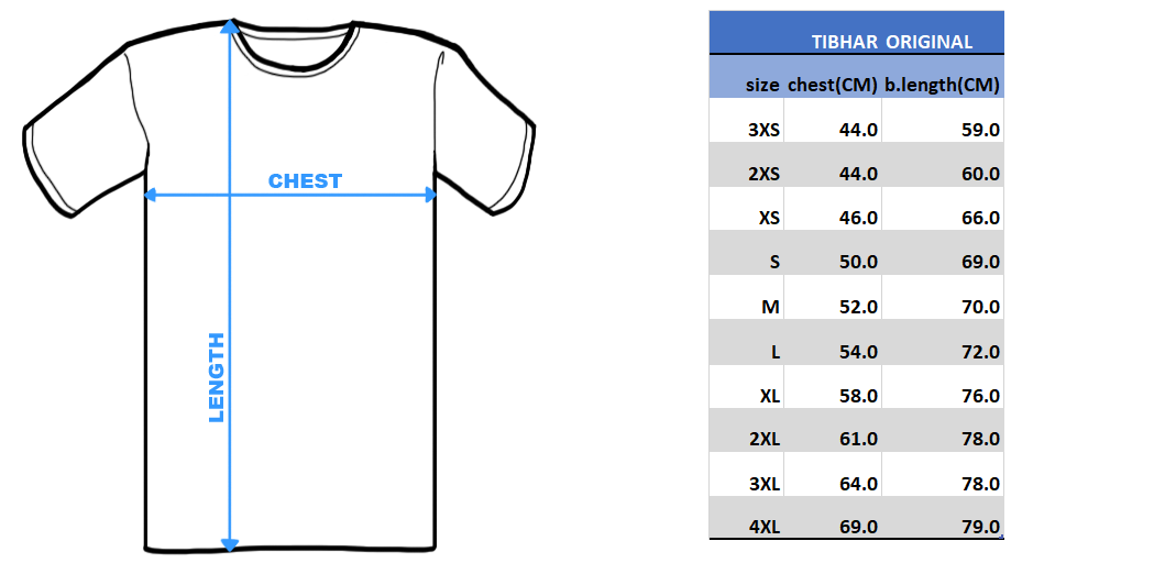Tibhar T-shirt Original Cotton | Tabletennis11.com (TT11)