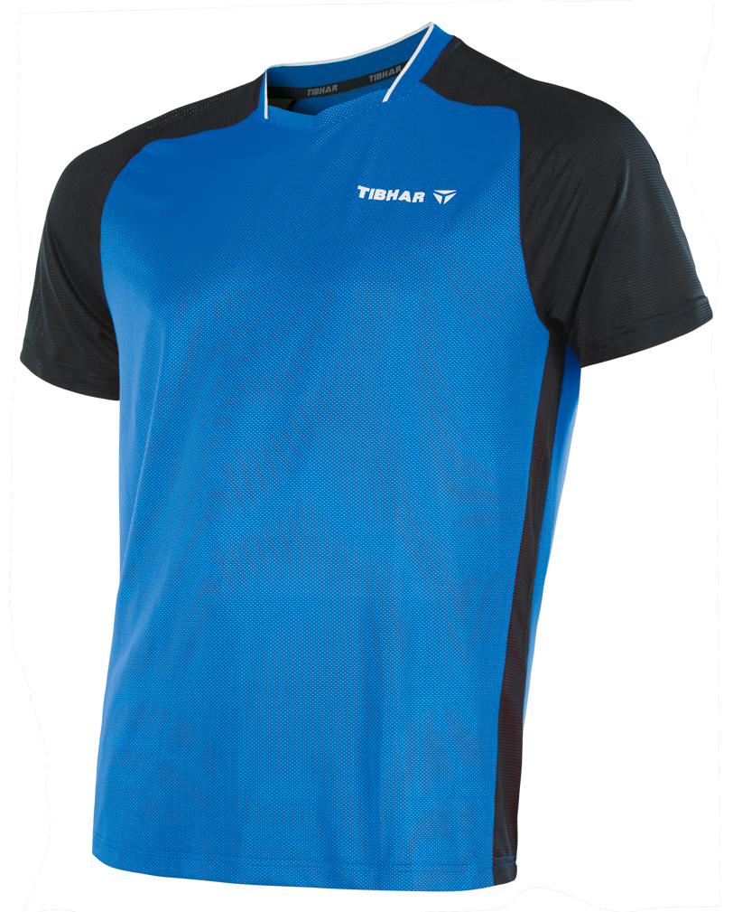 Tibhar T-Shirt Pro blue/black | Tabletennis11.com (TT11)