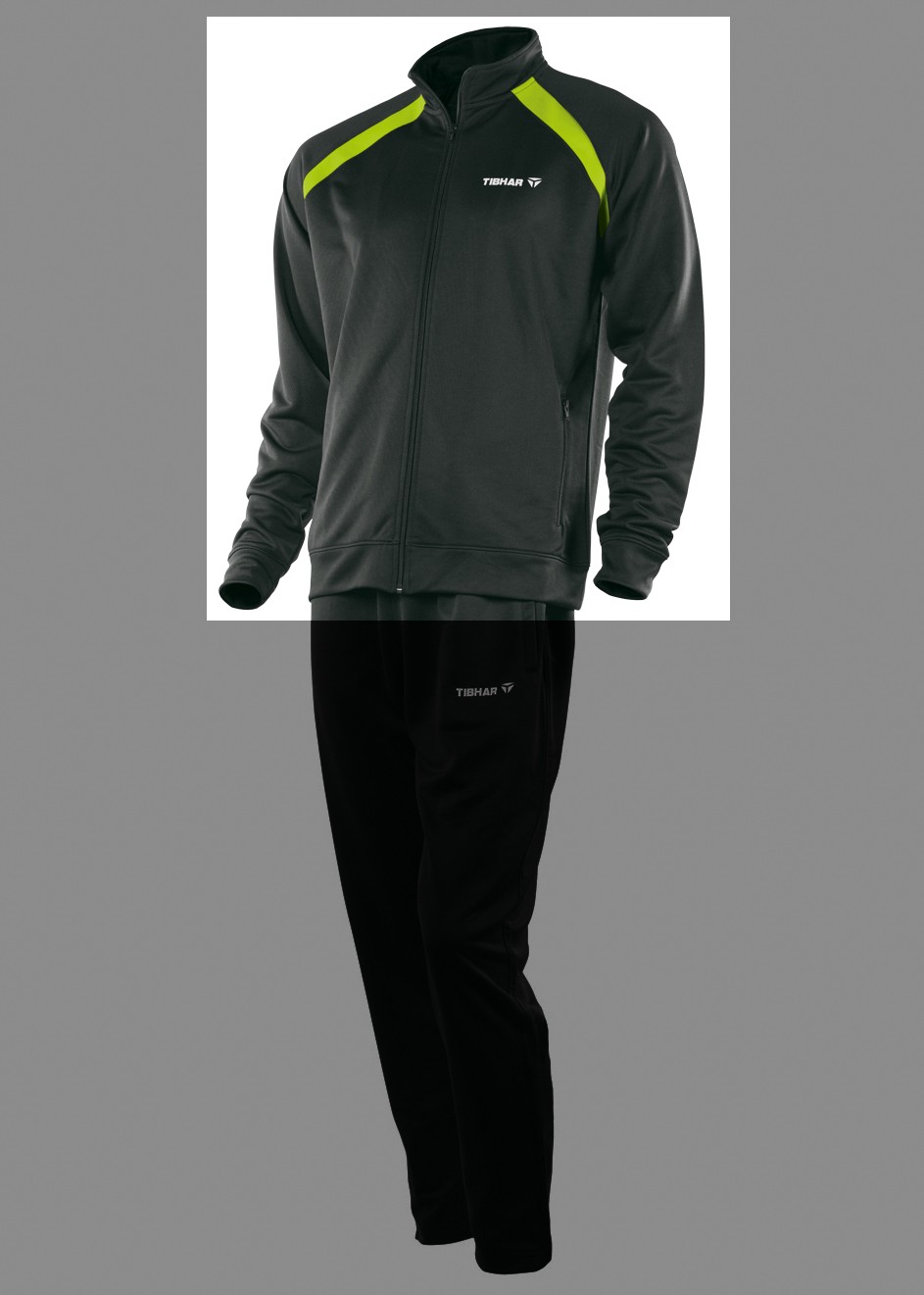 Tibhar Tracksuit jacket World black/green | Tabletennis11.com (TT11)