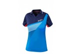 View Table Tennis Clothing Andro Women's Shirt Harris blue/navy