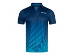 View Table Tennis Clothing DONIC Shirt Flow navy/cyan