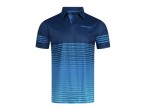 View Table Tennis Clothing Donic Shirt Libra navy/cyan blue