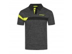 View Table Tennis Clothing Donic Shirt Stripes anthracite/black/yellow