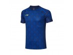 View Table Tennis Clothing Li-Ning T-Shirt AAYQ053-1 blue