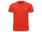 View Table Tennis Clothing Li-Ning T-Shirt AHSR765-3C red
