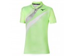 View Table Tennis Clothing Mizuno Shirt Release Shadow 62GAA502 techno green