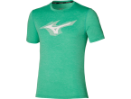 View Table Tennis Clothing Mizuno T-shirt Core RB Tee mint leaf