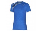 View Table Tennis Clothing Mizuno T-shirt Shadow Graphic Tee 62GA2601 nebulas blue