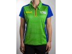 View Table Tennis Clothing Tibhar Shirt Lady Prime Brazil green