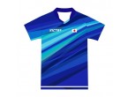 View Table Tennis Clothing Victas Japan National Team Shirt blue