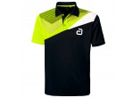 View Table Tennis Clothing Andro Shirt Lavor black/yellow