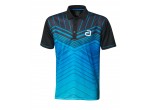 View Table Tennis Clothing Andro Shirt Letis black/blue