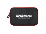 View Table Tennis Bags Donic Double Cover Duplex anthracite/red