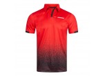 View Table Tennis Clothing Donic Shirt Splash red/black