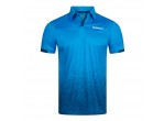 View Table Tennis Clothing Donic Shirt Splashflex cyan/navy