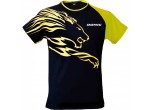 View Table Tennis Clothing Donic T-shirt Lion black/yellow