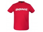 View Table Tennis Clothing Donic T-shirt Logo red