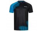 View Table Tennis Clothing DONIC T-Shirt Peak black/cyan