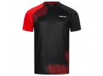 View Table Tennis Clothing DONIC T-Shirt Peak black/red