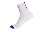 View Table Tennis Clothing Li-Ning Socks Full Terry (AWLP049-1) white/blue 24-26cm