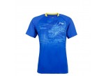View Table Tennis Clothing Li-Ning T-Shirt AAYQ063-1 crystal blue