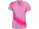 View Table Tennis Clothing Li-Ning Women's T-Shirt AAYR364-3C pink