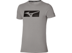 View Table Tennis Clothing Mizuno T-shirt Athletic RB Tee grey melange