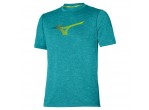 View Table Tennis Clothing Mizuno T-shirt Core Graphic RB Tee J2GA1531 harbor blue