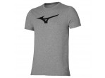 View Table Tennis Clothing Mizuno T-shirt RB Logo Tee K2GA1601 grey
