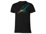 View Table Tennis Clothing Mizuno T-shirt Release Graphic K2GAA502 black