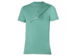 View Table Tennis Clothing Mizuno T-shirt Release Graphic K2GAA502 mineral blue
